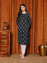 printed Cotton Blend Kurta